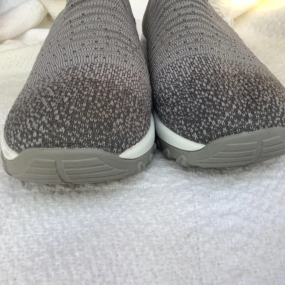 EUC‎ STQ mesh wedge sneakers gray fashion